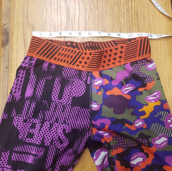 Xs zumba color block two tone compression leggings - Picture 2 of 6